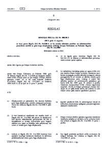 Komisijas Regula (ES) Nr[removed]. gada 14. augusts), ar kuru groza Regulu (ES) Nr[removed], ar ko nosaka tehniskās prasības un administratīvās procedūras saistībā ar gaisa kuģu ekspluatāciju atbilstīgi
