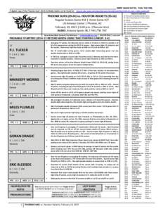 _________________________________________________________________________  GAME NOTES. FUEL THE FIRE. A digital copy of the Phoenix Suns’ [removed]Media Guide can be found at: http://i.cdn.turner.com/drp/nba/suns/sites/