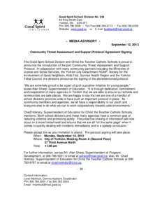 Microsoft Word - media invite threat assessment signing sept2013