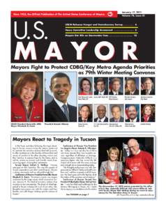 Since 1933, the Official Publication of The United States Conference of Mayors  January 17, 2011 Volume 78, Issue 01  U.S.