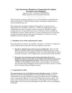 Microsoft Word - Phosphorus Compensation Fee Procedure[removed]_2_.doc
