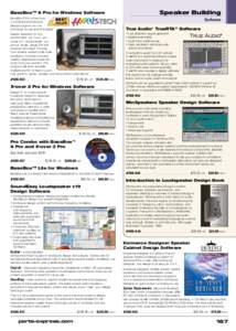 Signal processing / Audio crossover / Loudspeaker enclosure / Loudspeaker / Thiele/Small / Woofer / Passive radiator / L pad / Loudspeaker Design Cookbook / Loudspeakers / Electrical engineering / Electromagnetism