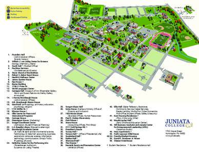 Barrier-free Accessibility Visitor Parking Parking Handicapped Parking  	 1.	 Founders Hall