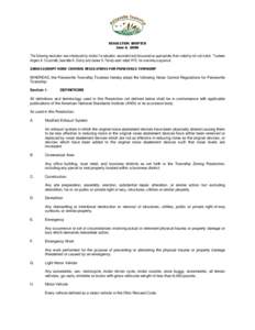 RESOLUTION ADOPTED June 6, 2000 The following resolution was introduced by motion for adoption, seconded and discussed as appropriate, then voted by roll-call ballot. Trustees Angelo A. Cicconetti, Jeanette A. Crislip an