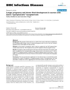 BMC Infectious Diseases  BioMed Central Open Access