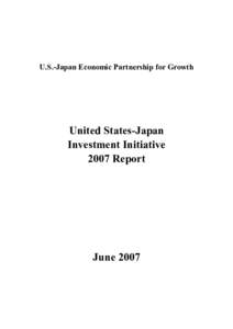 International relations / Development / International business / Macroeconomics / FDI stock / Invest in America / Association of Southeast Asian Nations / Economy of Japan / Japan–European Union relations / Foreign direct investment / International economics / Economics