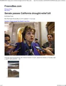 WASHINGTON: Senate passes California drought-relief bill | Water and the Valley | FresnoBee.com