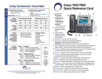 Voice-mail / Conference call / Telephone / Call forwarding / Rotary dial / 9-1-1 / Headset / Telephony / Electronic engineering / SoftKey