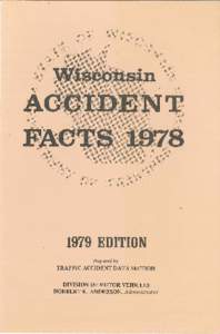 1979 EDITION Prepared by TRAFFIC ACCIDENT DATA SECTION DIVISION OF MOTOR VEHICLES NORBERT K. ANDERSON, Administrator