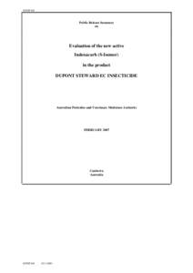 Health / Medicine / Standard for the Uniform Scheduling of Medicines and Poisons / Therapeutic Goods Administration / Maximum Residue Limit / Good Laboratory Practice / Alternative medicine / Total organic carbon / Pesticides / Soil contamination / Environment