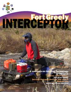 INTERCEPTOR June 2010 Inside this issue: A message on Internet Technology