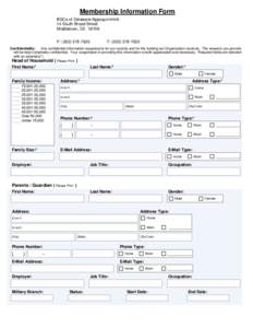 Membership Information Form BGCs of Delaware/Appoquinimink 14 South Broad Street Middletown, DE[removed]P: ([removed]