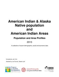 American Indian & Alaska Native population and American Indian Areas