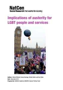 Microsoft Word - UNISON LGBT Austerity - STAND ALONE EXEC SUMMARY.doc