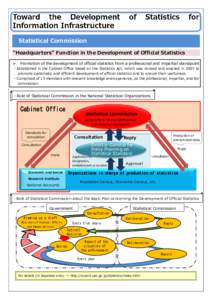 Toward the Development Information Infrastructure of  Statistics