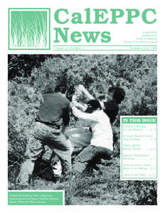 CalEPPC News A quarterly publication of the California Exotic Pest Plant Council