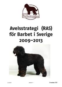 Avelsstrategi (RAS) för Barbet i Sverige[removed]