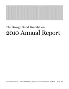 Policy Matters Ohio / Euclid Avenue / The George Gund Foundation / University Circle / George Gund / Playhouse Square Center / Economy of Ohio / Cleveland State Vikings / Ohio / Geography of the United States / Cleveland