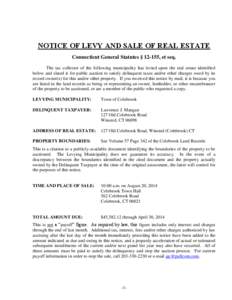 Property law / Real estate / Legal terms / Recording / Foreclosure / Lien / Auction / Mortgage law / Public auction / Real property law / Law / Business