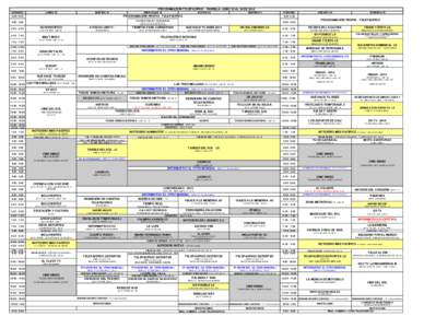 PROGRAMACION TELEPACIFICO - PARRILLA JUNIO 23 AL 29 DE 2014 HORARIO LUNES 23  MARTES 24