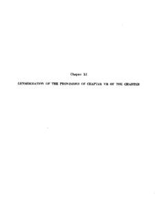 Chapter CONSIDERATION OF THE  PROVISIONS