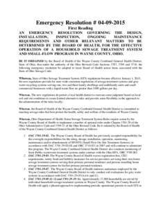 Sanitation / Sewerage / Water pollution / Water conservation / Water supply / Clean Water Act / Onsite sewage facility / Septic tank / Environmental health officer / Sewage / Greywater / Reclaimed water