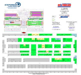 11 – 15 May 2015 Antofagasta, Chile U.S. Pavilion Floor Plan as of March 30, 2015 U.S. Pavilion organised by