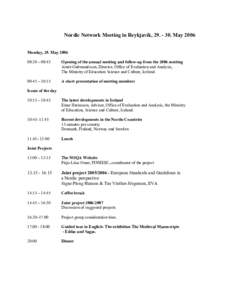 Microsoft Word - NOQA Meeting in Reykjavik_ programme.2.doc