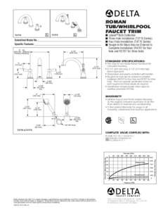 ROMAN TUB/WHIRLPOOL FAUCET TRIM T4775