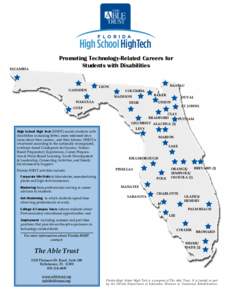 F L O R I DA  High School HighTech ESCAMBIA  Promoting Technology-Related Careers for