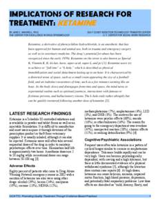 Drug culture / NMDA receptor antagonists / Neurochemistry / Euphoriants / Amines / Ketamine / Recreational use of ketamine / K-hole / Hallucinogen / Medicine / Chemistry / Dissociative drugs