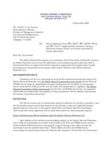 Conservation in the United States / Bears / Inuit culture / Polar bear / Safari Club International / Endangered Species Act / Hunting / Marine Mammal Commission / United States Fish and Wildlife Service / Zoology / Biology / Environment of the United States