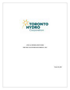 Electric power / Ontario / Hydro One / Ontario Energy Board / Independent Electricity System Operator / Ontario Power Authority / Smart meter / Debenture / Sustainable energy / Ontario electricity policy / Ontario Hydro / Energy