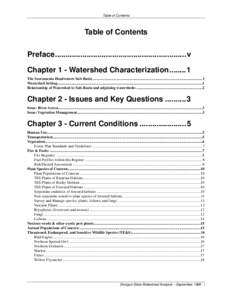 Shotgun-Slate Watershed Analysis