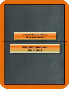 [removed]Alex School Student Handbook