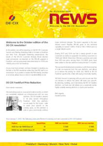 Newsletter Title DE-CIX 2014