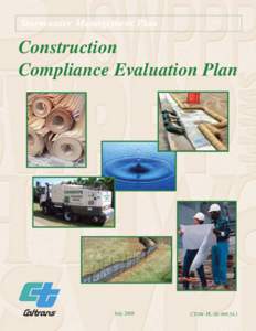 Stormwater Management Plan  Construction Compliance Evaluation Plan  July 2008