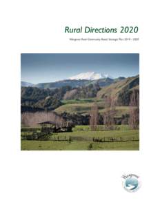 Rural Directions 2020 Wanganui Rural Community Board Strategic Plan[removed] Rural Directions 2020 Wanganui Rural Community Board Strategic Plan[removed]