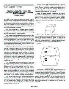 Symbols / Planetary science / Icelandic culture / Sunstone / Night / Observational astronomy / Viking ships / Polarization / Sunset / Navigation / Measurement / Physics