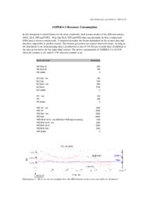 Mats Holmström, [removed], [removed]ASPERA-3 Resource Consumption In this document is listed bitrates for the most commonly used science modes of the different sensors (IMA, ELS, NPI and NPD). Note that ELS, NPI a