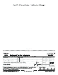 Form 540-ES[removed]Estimated Tax for Individuals