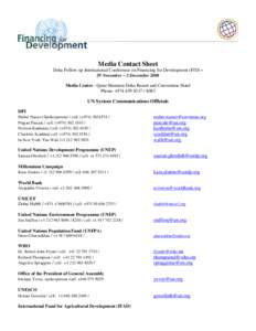 Microsoft Word - Media Contact Sheet 27  Novv..doc