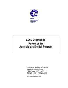 Microsoft Word[removed]ECCV Submission to AMEP Review.doc