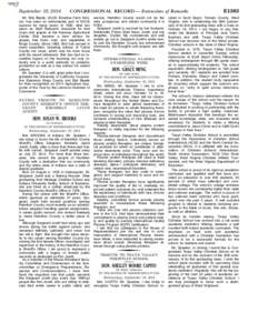 September 10, 2014  CONGRESSIONAL RECORD — Extensions of Remarks Mr. Bob Beede, UCCE Emeritus Farm Advisor, has been an instrumental part of UCCE success for many years. In 1980, after two