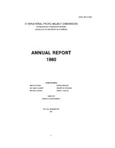 ISSN: [removed]INTERNATIONAL PACIFIC HALIBUT COMMISSION ESTABLISHED BY A CONVENTION BETWEEN CANADA AND THE UNITED STATES OF AMERICA