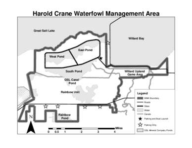 Harold Crane Waterfowl Management Area Great Salt Lake Willard Bay _ ^