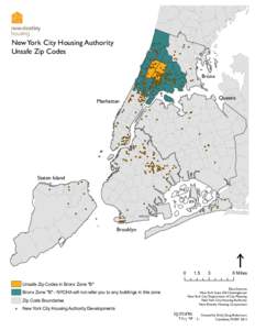 New York City Housing Authority Unsafe Zip Codes ! !