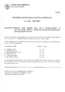 COMUNE DI BIBBONA Provincia di Livorno