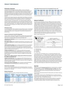 Performance - Windows & Patio Doors with Stormwatch® - Performance Grade, Air Infiltration & Sound Transmission Ratings -- A-Series & 400 Series - Casement - Awning - Hung - Picture - Transom - Specialty - H