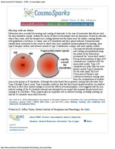 Parent Asteroid of H Chondrites - PSRD | A CosmoSparks report